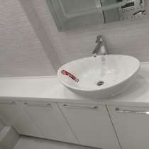 Столешница в ванную комнату из искусственного камня, в Томске