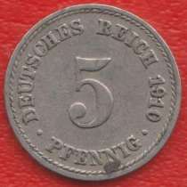 Германия 5 пфеннигов 1910 г. A Берлин, в Орле