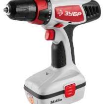 Аккумуляторная дрель-шуруповерт ЗУБР ЗДА-14.4-2, в г.Тирасполь
