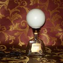 Оригинальный дизайнерский настольный светильник из бутылки, в г.Одесса