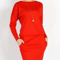 Красное платье 54 размера бренд Ajour, в Москве