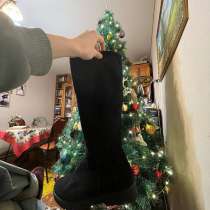 Сапоги зимние длинные натуральные из замша Belvest, в Воронеже