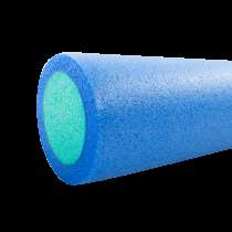 Ролик для йоги и пилатеса FA-501, 15х45 см, синий/голубой, в Сочи
