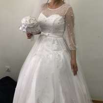 Очень нежный свадебный платье, в г.Актобе