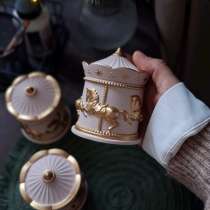 Свеча ручной работы &laquo;Карусель&raquo;, в Красноярске