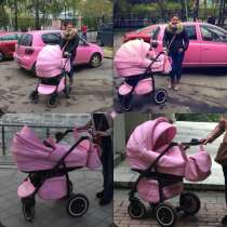 Детская коляска Adamex Enduro 2 в 1 эко-кожа, в Москве
