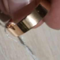 Кольцо обручальное, серебро с позолотой, в г.Минск
