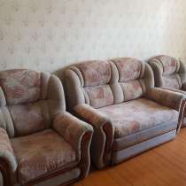 Комплект мягкой мебели Диван и два кресла, в Ростове-на-Дону