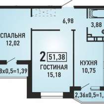 Квартира в микрорайоне Губернский, в Краснодаре