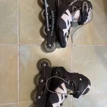 Коньки роликовые с защитой наколенники налокотники, в Москве