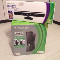 Игровую приставку Microsoft Xbox360+Kinect+9 игр, в Долгопрудном
