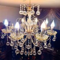 Хрустальная люстра на 6 ламп &mdash; роскошная классика для гостин, в Екатеринбурге