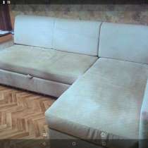 Угловой раскладной диван с нишей для хранения вещей, в Санкт-Петербурге