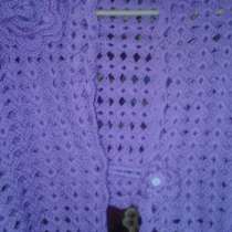 Палантин новый ручная вязка с брошкой-розой, в Москве