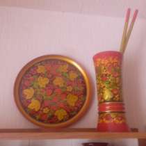 Хохлома тарелка и ваза хохлома, в Самаре
