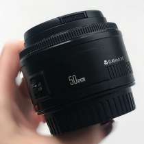 Объектив Canon EF 50 mm 1:1.8 II, в Пензе