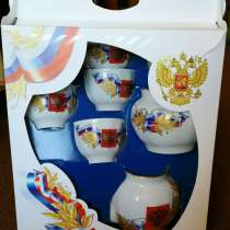 Чайный сервиз с Российской символикой, в Москве