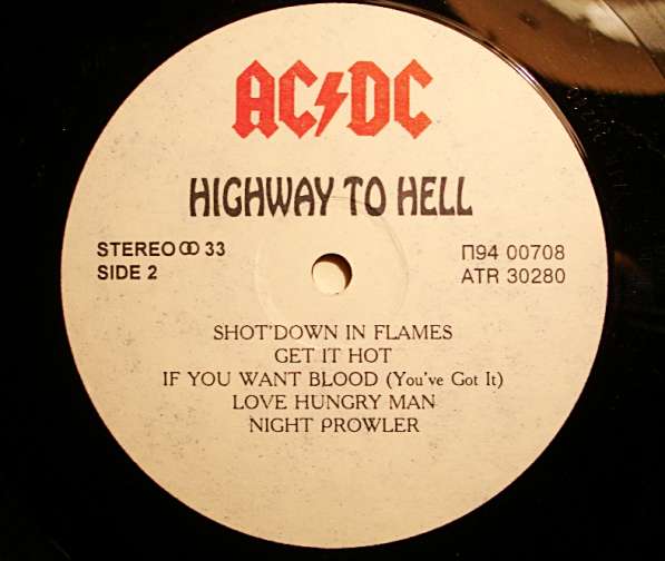 Пластинка виниловая AC/DC – Highway To Hell в Санкт-Петербурге фото 4