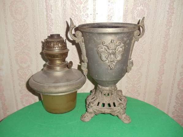 Антикварная керосиновая лампа начало 19 век Германия в Ростове-на-Дону