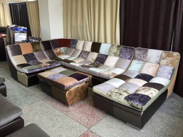 диван модульный в стиле печворк