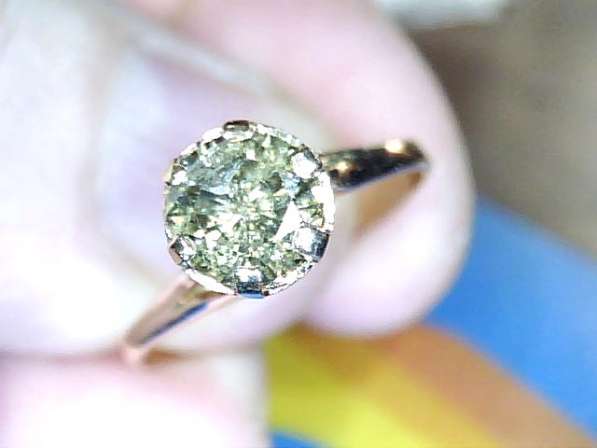 Кольцо золото 585 бриллиант 0.66 карат