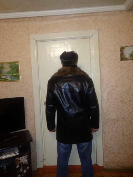 Зимнее мужское кожаное мужского пальто в хорошем недорого в Кирове фото 3