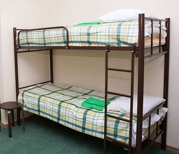 Кровати односпальные, двухъярусные для хостелов и гостиниц, в Краснодаре