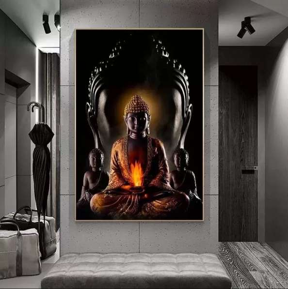 Buddha paintings bedroom paintings and wall art decoration в фото 3