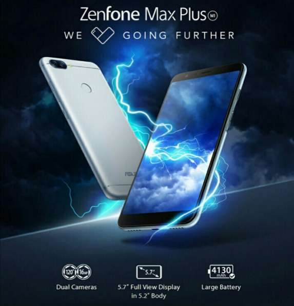 Новый Asus zenfone max plus 4/64 GB 5.7 дюймов