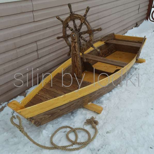 Лодка детская со штурвалом в Краснодаре фото 6
