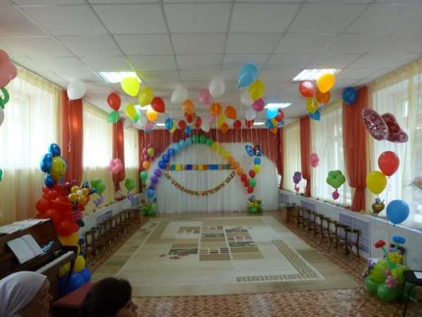 Оформление воздушными шарами в школе и детском саду. Алёна E в фото 3