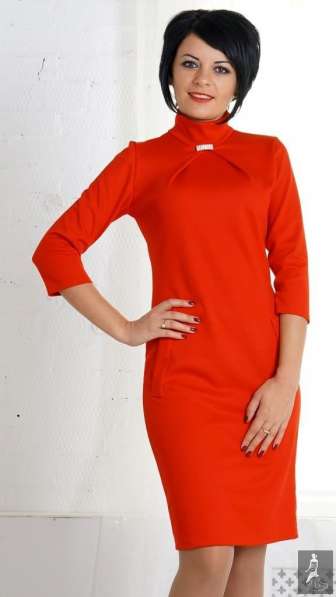 Красное платье 54 размера бренд Ajour
