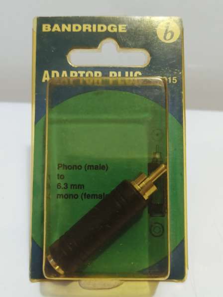 Bandridge AP015 переходник адаптор RCA - 6,3 JACK в Москве