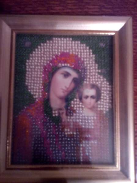 Продаётся образ из бисера Казанской Божией Матери в Симферополе фото 3