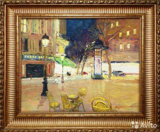 Картины "Париж" и "Прованс" 2003 год холст, масло в Санкт-Петербурге