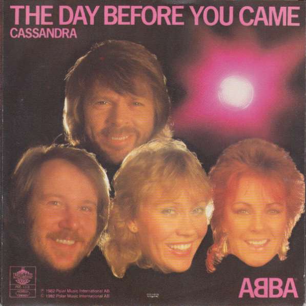 ABBA ‎- The Day Before You Came/Cassandra в Санкт-Петербурге фото 4