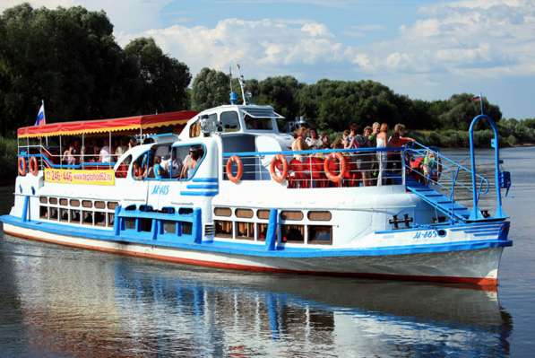 Прогулки на теплоходе по реке Оке в Рязани фото 24