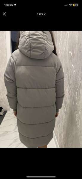 Серая куртка зимняя в Барнауле