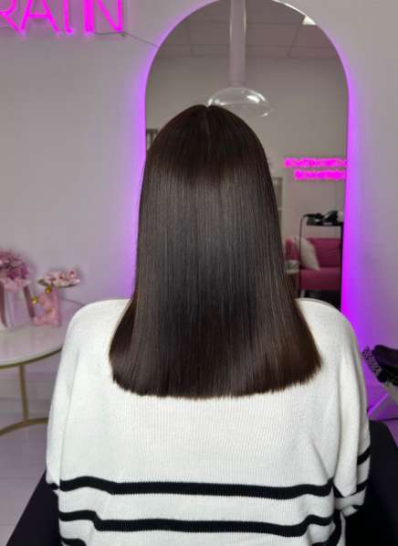 Кератиновое выпрямление