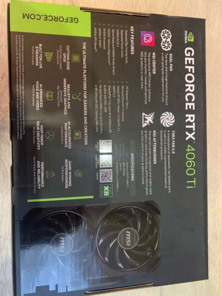 Новая видеокарта GeForce RTX 4060ti в Екатеринбурге фото 4