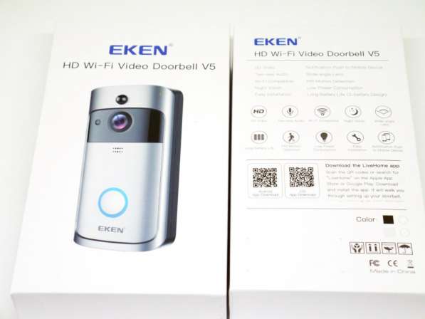 Eken V5 Smart WiFi Doorbell Умный дверной звонок с камерой в фото 10