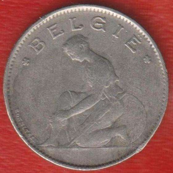 Бельгия 1 франк 1923 г. BELGIE в Орле