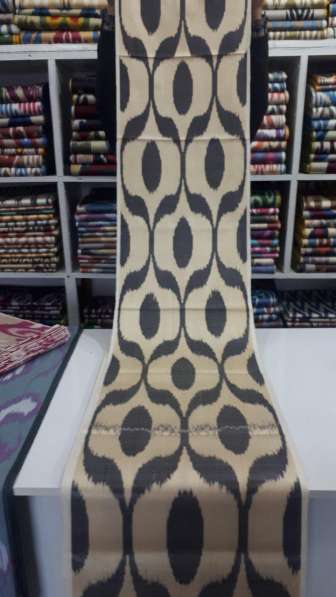 Ткань Адрас натуральный шелк из Узбекистана в фото 6