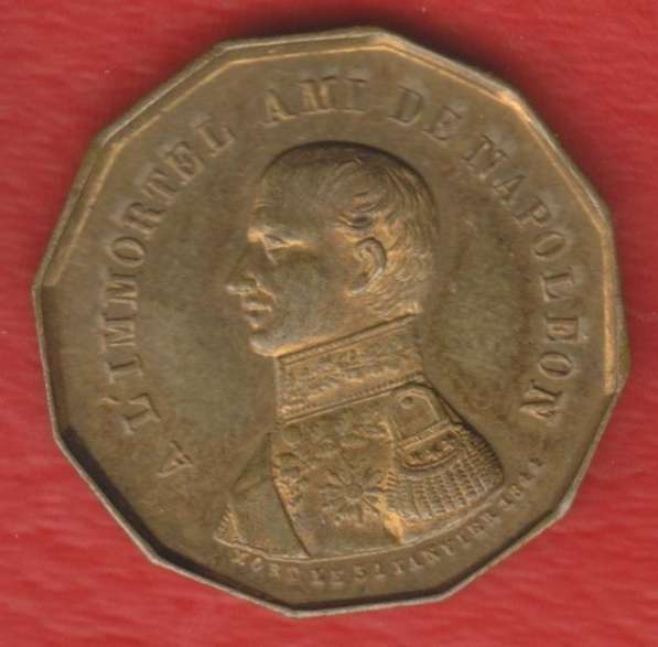 Франция жетон В память генерала Бертрана адъютанта Император в Орле фото 11