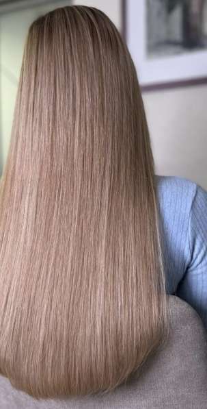 Кератиновое наращение волос в фото 6