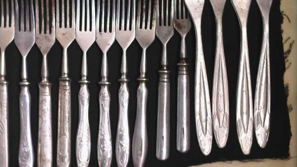 Столовые приборы СССР вилки ложки ножи серп и молот в Саратове фото 17