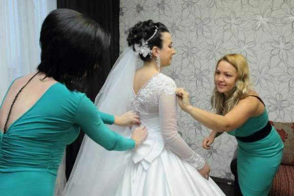 свадебное платье трансформер зима в Москве фото 4