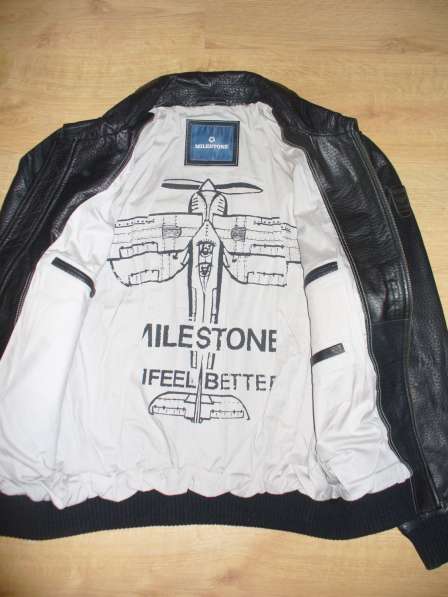 Кожаная куртка-пилот Milestone в Москве фото 4