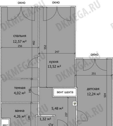 Продам двухкомнатную квартиру в Красногорске. Жилая площадь 52 кв.м. Этаж 17. Дом монолитный. 