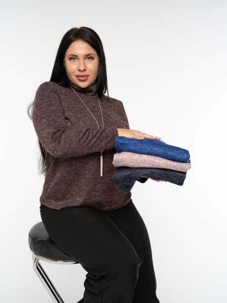 Водолазка больших размеров в Москве фото 10